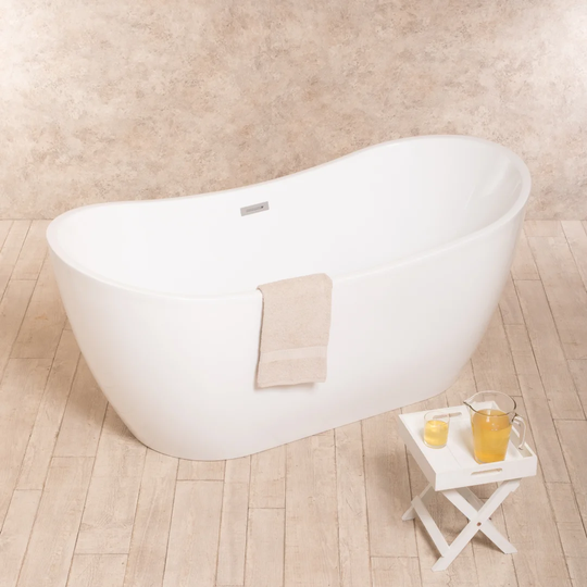 Butz 170 mm x 80 mm Back to Wall Combination Bathtub