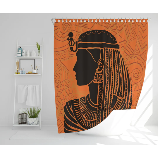 Raef Polyester Shower Curtain Set
