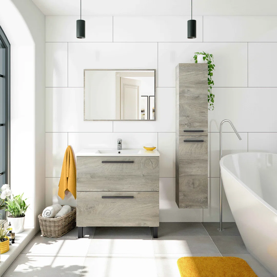 Aryona 800mm Wall Hung Standard Single Vanity Unit