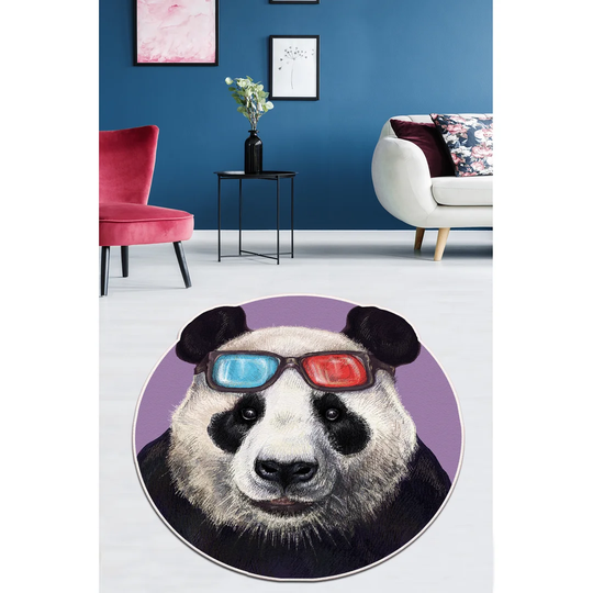Richie Black/Purple/Red Rug