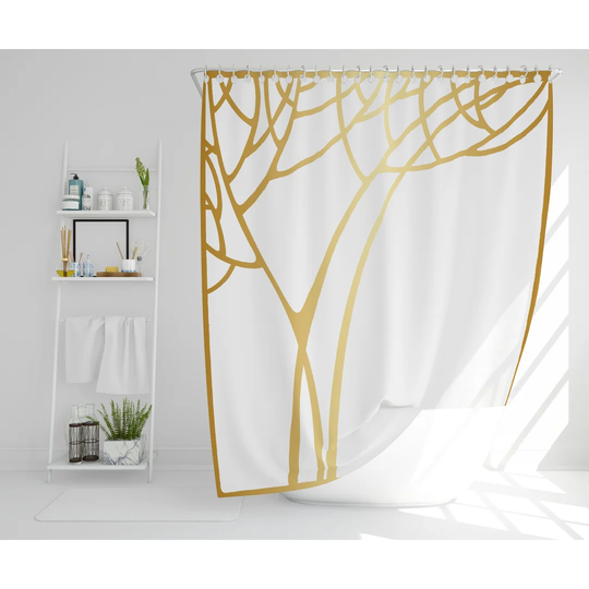 Lovisa Polyester Shower Curtain Set