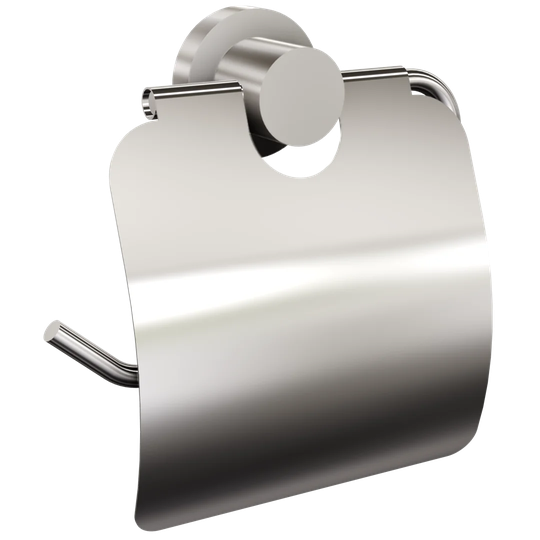 Bailey Wall Mounted Toilet Roll Holder with Cover