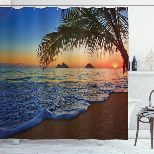 Cortes Polyester Shower Curtain