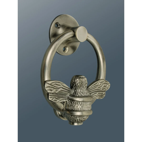 Pewter Ring Bee Door Knocker