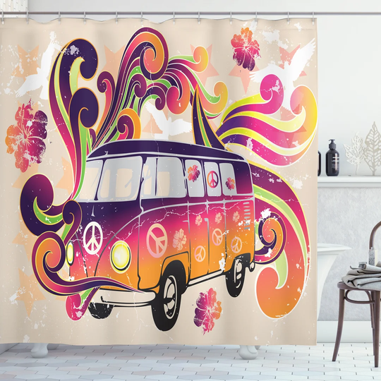 Belarmino Polyester Shower Curtain Set