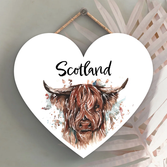 Scotland Highland Cow Wall Décor