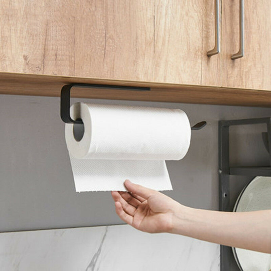 Paper towel holder, Kitchen roll holder, Kitchen towel holder under the cabinet, Paper towel holder | Paper Towel Holder | Paper Holder No Drilling