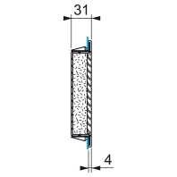 NSYCAG125LPF - Ventilation plate for cabinet NSYCAG125LPF