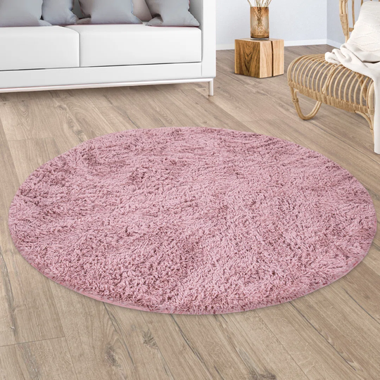 Derex 100% Polyester Pink Indoor/Outdoor Rug