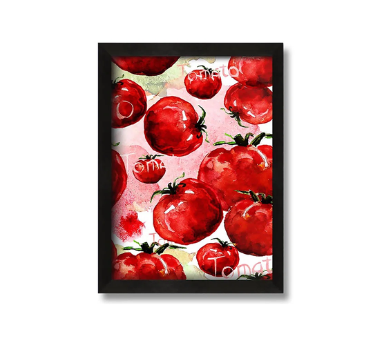 Just Tomatos - Picture Frame Painting on Canvas