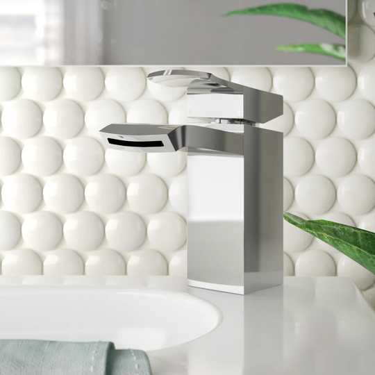 Descent Monobloc Basin Mixer with Waste