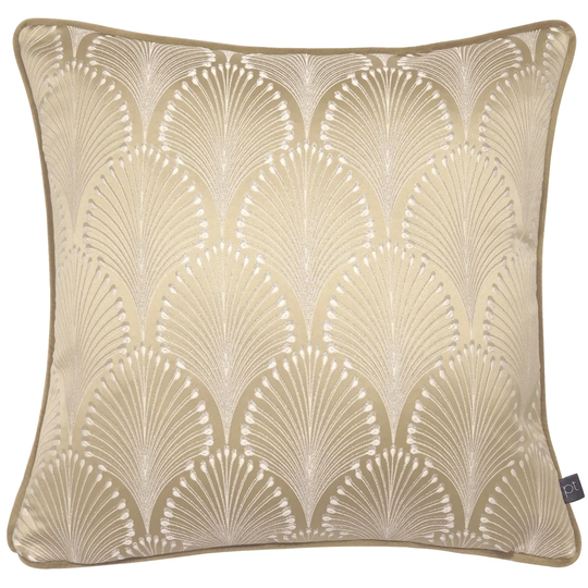 Prestigious Textiles Sarcoxie Cushion Cover, Polyester, Metallic, Lycra, Blush