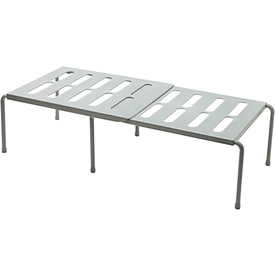Cabinet Shelf Expandable Stackable Kitchen Cabinet Counter Shelf Storage Organizer Kitchen Cupboard Organiser for Tableware Seasoning,model:Grey