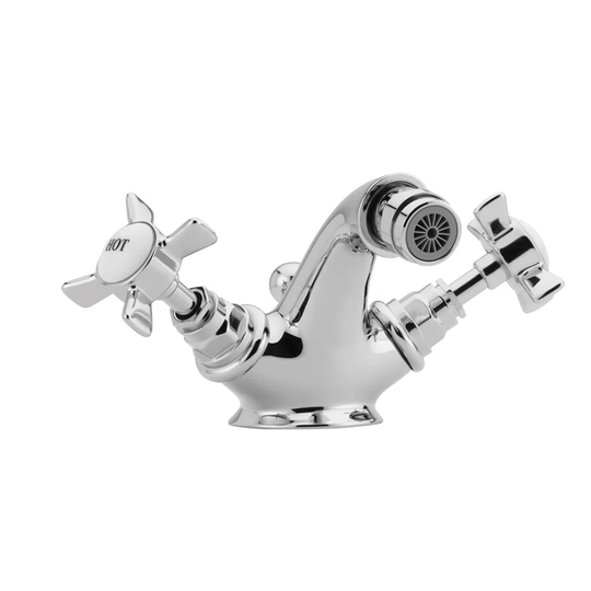Mono Double Handle Vertical Spray Bidet Mixer Tap