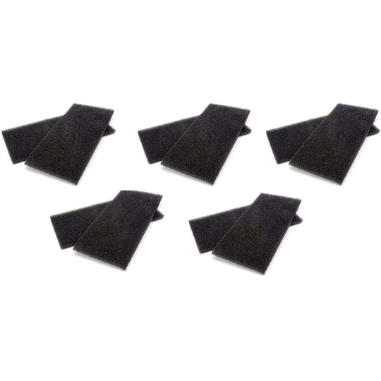 Vhbw - 10x Foam Filter hx 481010354757 compatible with Whirlpool Tumble Dryer Heat Exchanger
