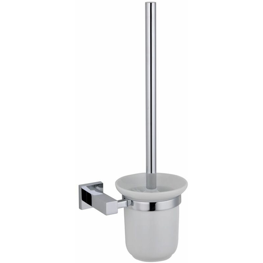Rak Cubis Toilet Brush & Holder - RAKCUB9908 - Chrome