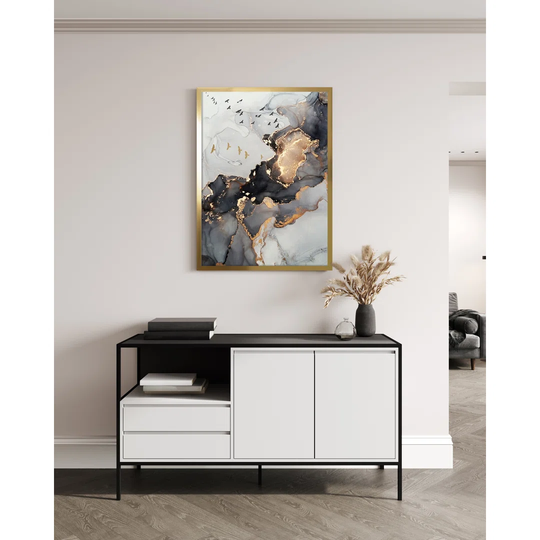 Marble Sky - Picture Frame Graphic Art