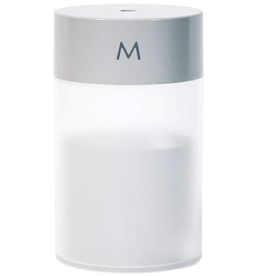 Superseller - 260mL Mist Humidifier Diffuser Portable Colorful Night Light Quiet Cool Humidifier Desktop usb Powered Auto-Off Humidifier, White