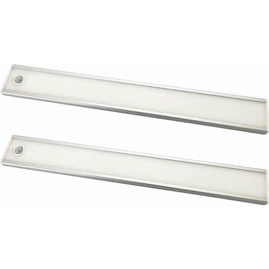 2x 305mm Rechargeable Kitchen Cabinet Strip Light & Auto pir On/Off - Natural White led