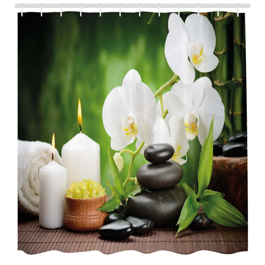 Barby Polyester Shower Curtain Set