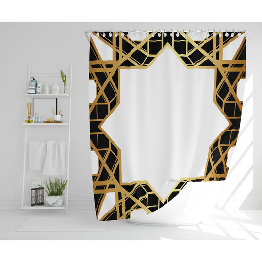 Kenisha Polyester Shower Curtain Set
