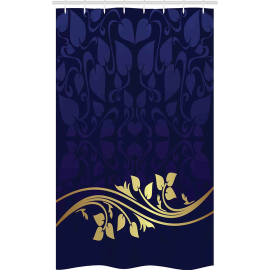 Ikkela 8 Piece Polyester Shower Curtain Set + Hooks