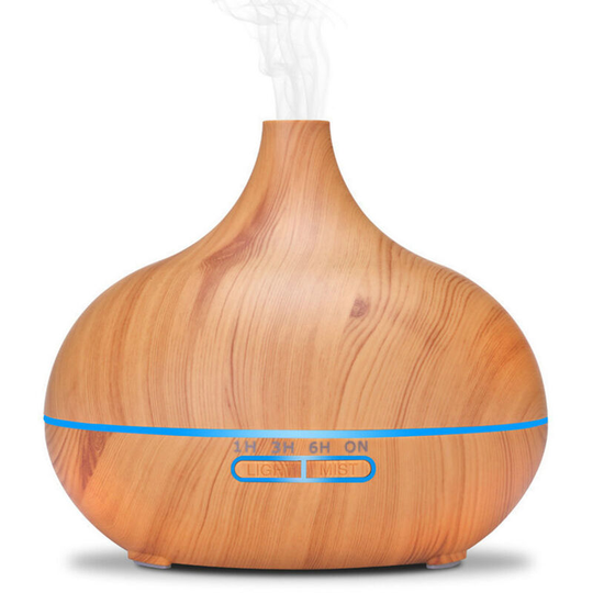 Asupermall - Essential Oil Diffuser 550ml Oil Diffuser with 7 colors 4 Timer Auto Shut-off Function Aromatherapy Diffuser Cool Mist Humidifier for