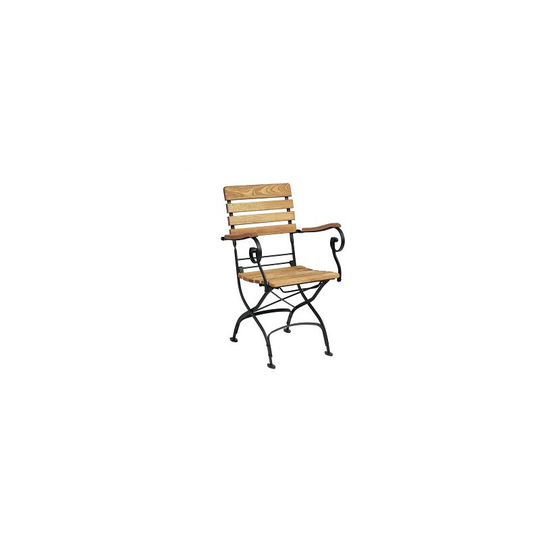Sherman Folding Outdoor Armchair - Brown