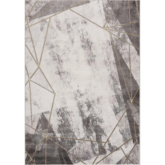 Jarod Flatweave Grey/Gold Rug