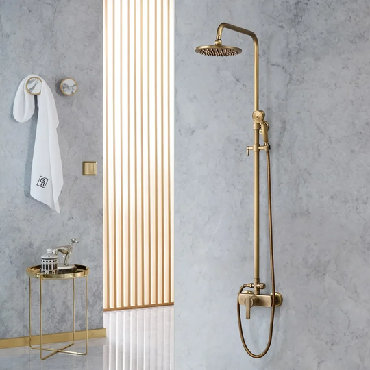 Lake Mixer Shower with Handheld Shower Head
