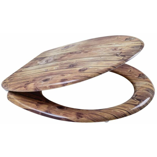 Toilet Seat Chalet Brown Ridder Brown