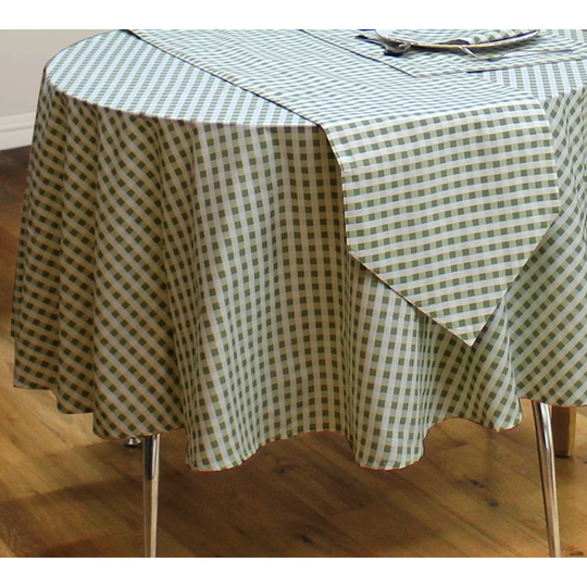 Gingham Sage Tablecloth