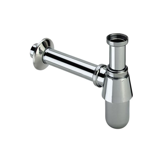 Decorative Chromed Brass Waste Bottle Trap Drain Bathroom Basin Sink 5/4'x32mm