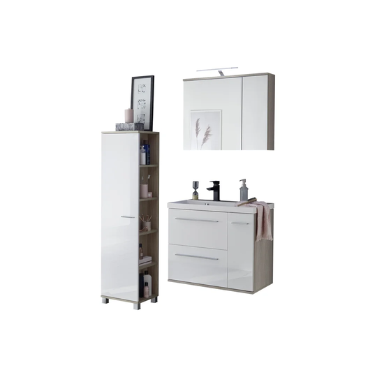 Asyia 3 Piece 700mm Bathroom Furniture Suite