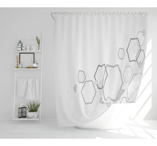 Dimitrie Polyester Shower Curtain Set