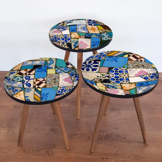 Lavern 3 Piece Nest of Tables