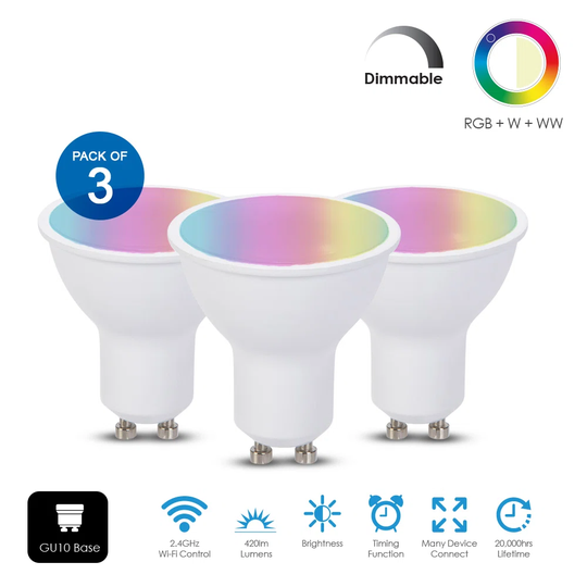 Alianis 5W GU10 Dimmable LED Spotlight Light Bulb