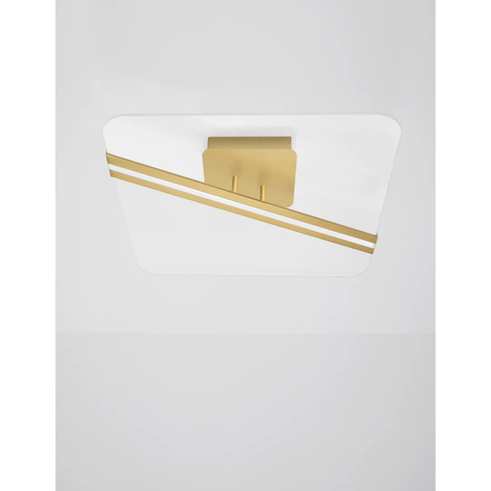 Lewis 1-Light 50cm LED Semi Flush Mount