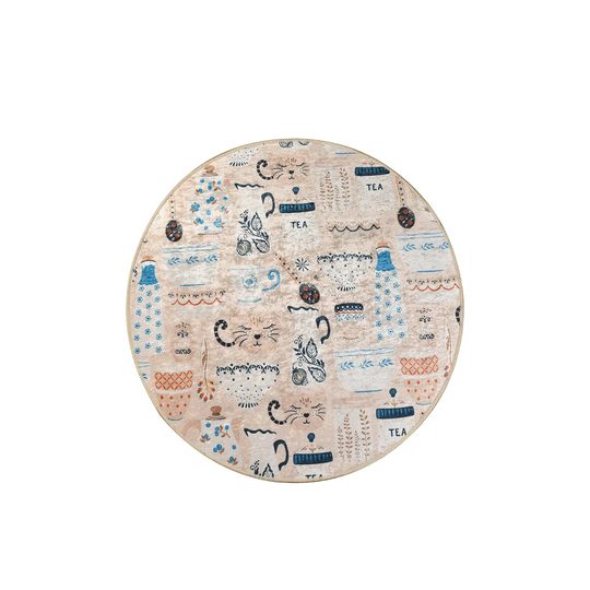 Barclay Bintanath Shaggy Beige/Blue Rug