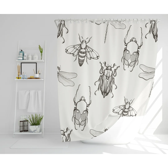 Dunwich Polyester Shower Curtain Set