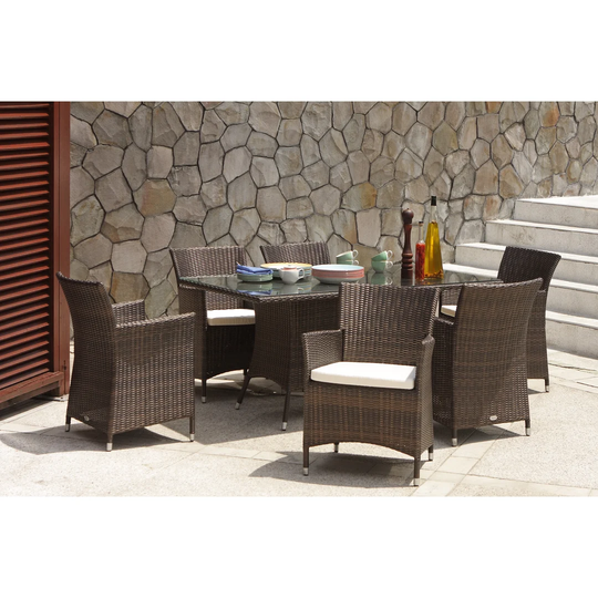 Larrison Rattan Dining Table