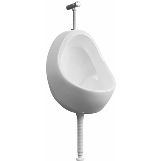Vidaxl - Wall Hung Urinal with Flush Valve Ceramic White White