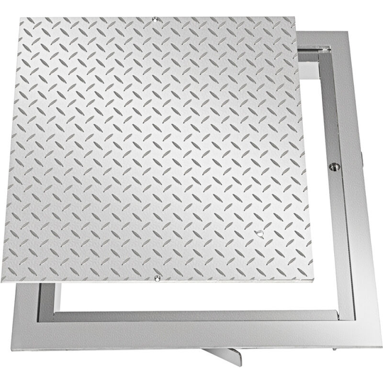 Vevor - Recessed Manhole Cover Powder-coated Drain Cover 60x60cm Steel Lid w/Frame