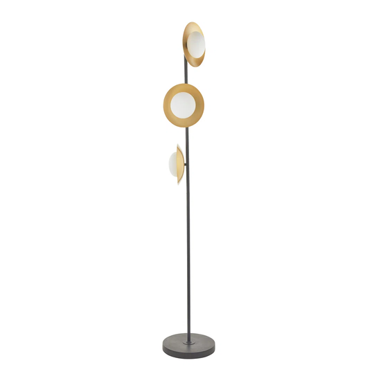 Mylor Ruffle 156cm Column Floor Lamp