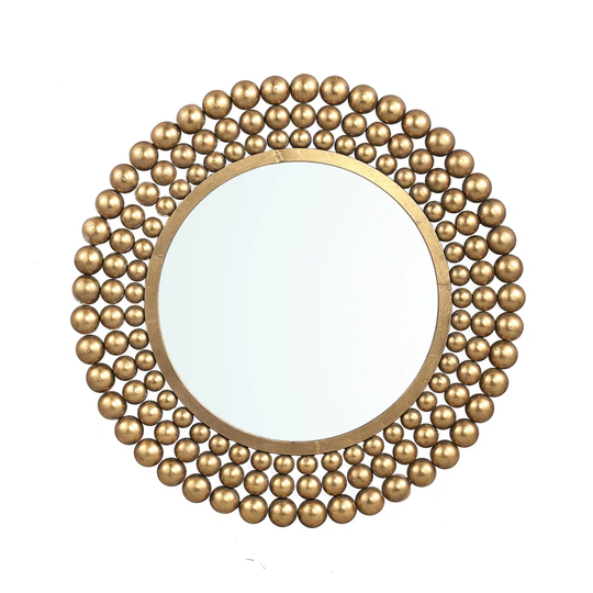 Jakeman Round Metal Wall Mirror