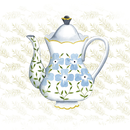 Sweet Teapot I by Grace Popp - Wrapped Canvas Painting
