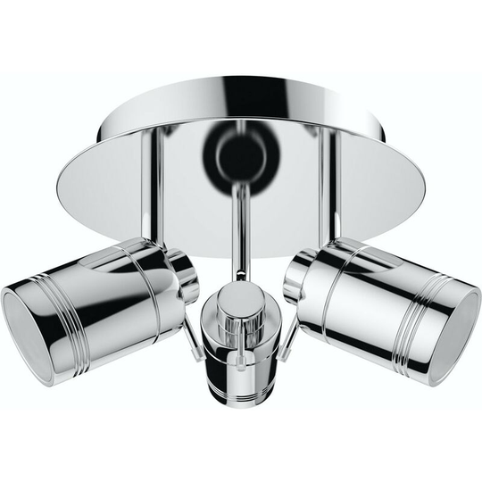 Forum - Ligero 3 light bathroom spotlight - Chrome