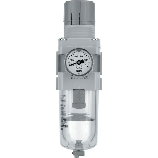 SMC - AW20-F02CE-B frl Auto Drain c/w Gauge G1/4