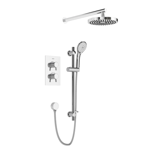 Prism Thermostatic Shower with Dual Shower Head