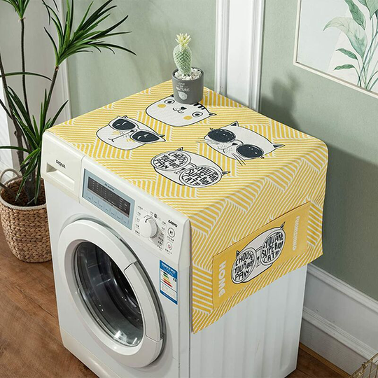 1 x Washing Machine Dust Cover,Betterlife Refrigerator Protection Cover, Dust Cover Dust Cover, Washing Machine Dust Cover, 140x55cm